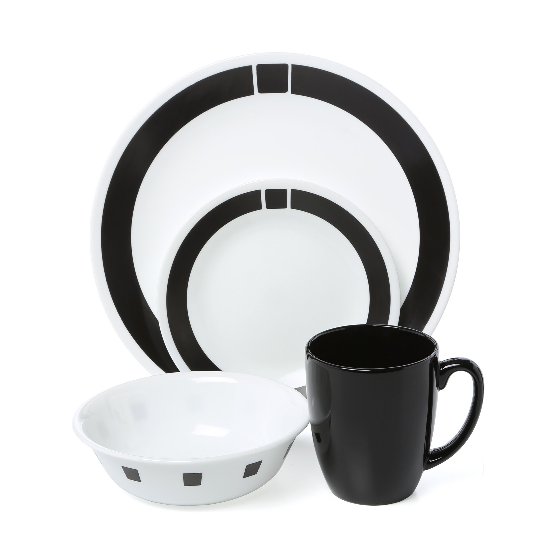 Corelle Livingware Urban 16 Piece Dinnerware Set Reviews Wayfair Ca